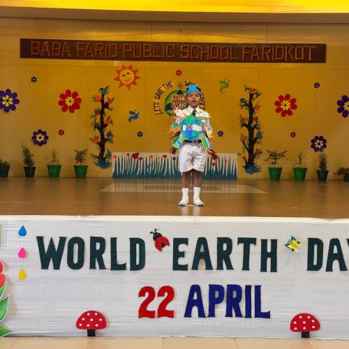 World Earth Day BaBa Farid Shcool Faridkot